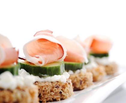 Canapés frais