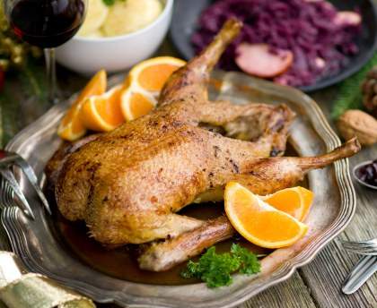 Canard à l'orange sanguine