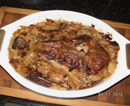 Canard au vin blanc