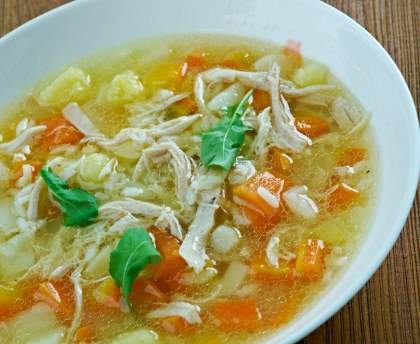 Canja de galinha (du poulet) recette traditionelle portugaise