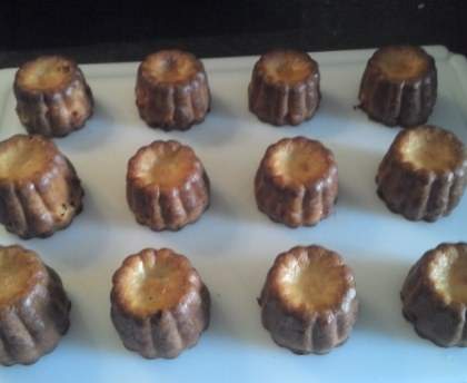 Cannelés salés poivron cumin