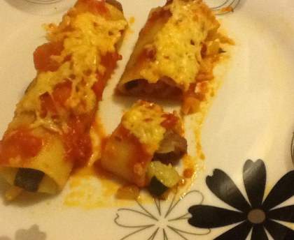 Cannelloni merguez légumes
