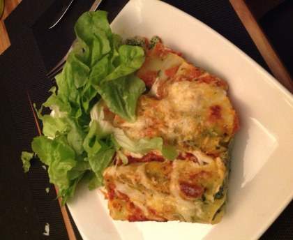 Cannelloni ricotta et épinards