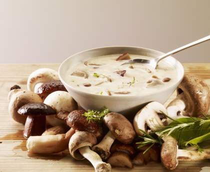 Cappuccino de champignons