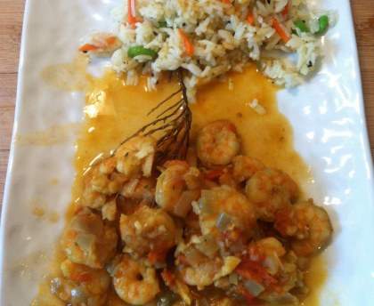 Cari de crevettes (recette réunionnaise)