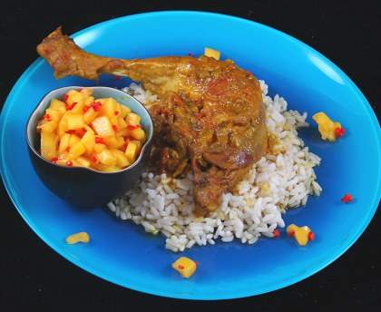 Cari de poulet (comme à la Réunion)