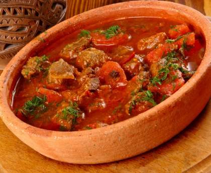 Carne Con Tomato (tapas espagnol)