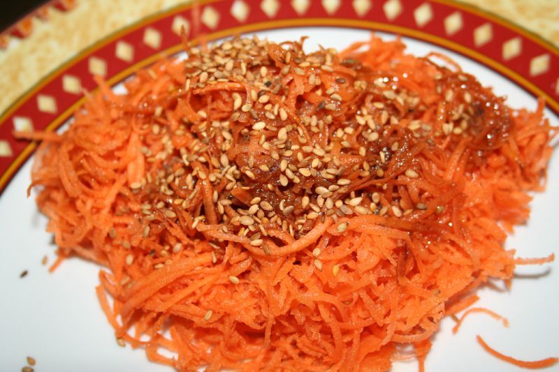 Carottes râpées au sésame