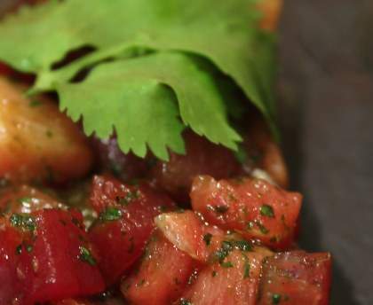 Carpaccio / tartare de thon rouge