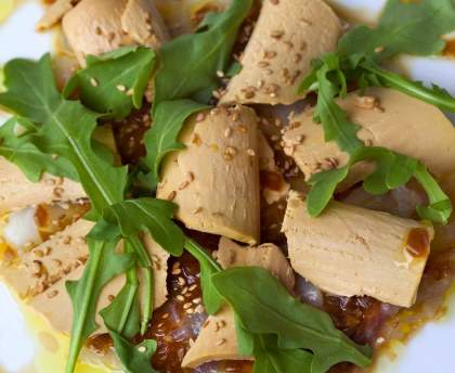 Carpaccio de foie gras