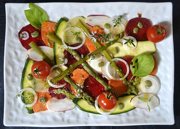 Carpaccio de légumes