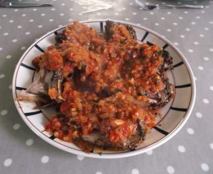 Carré d'agneau à l'antiboise