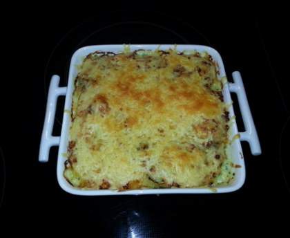 Cassolette de scampis gratinés aux asperges