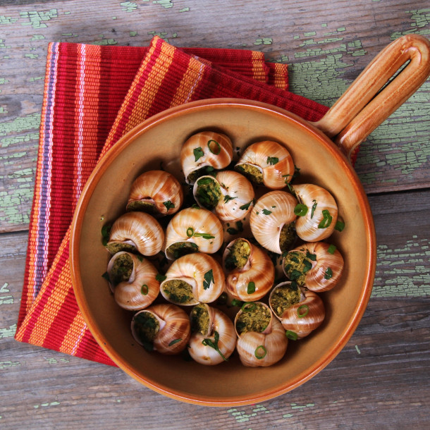 Cassolettes d'escargots et champignons