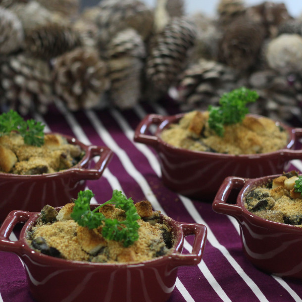 Cassolettes d'escargots gratinés 