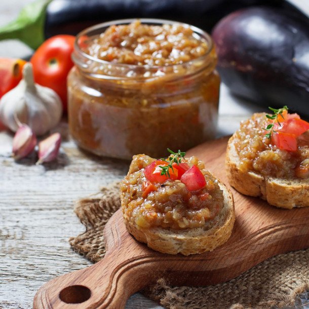 Caviar d'aubergine au Cookeo