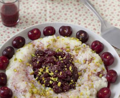 Cerises au riz
