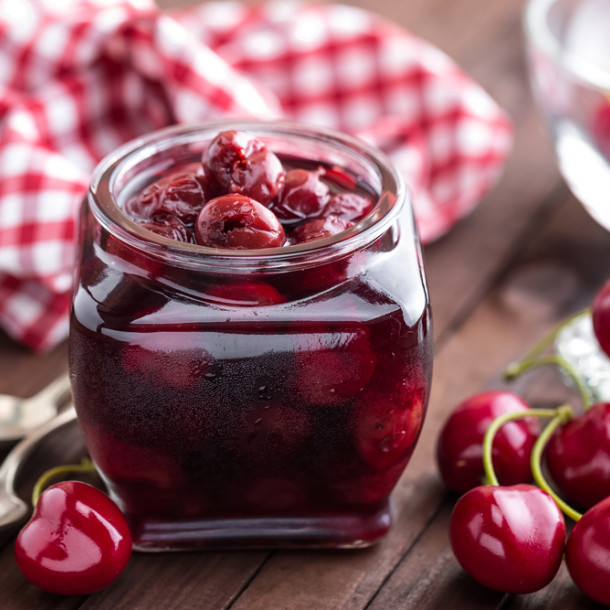 Cerises au sirop