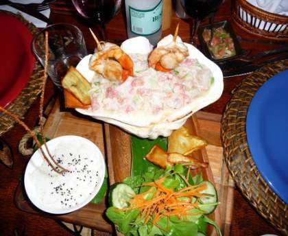 Ceviche péruvien de poisson