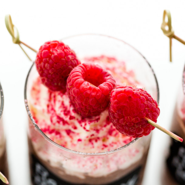 Chantilly aux framboises