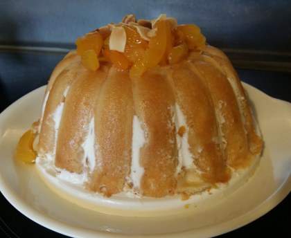Charlotte amandine aux abricots