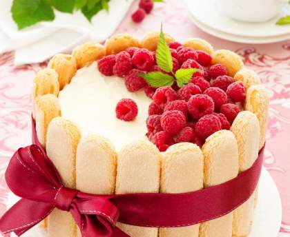 Charlotte au fromage blanc