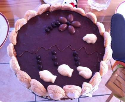 Charlotte aux 3 chocolats
