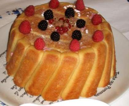 Charlotte aux framboises