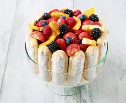 Charlotte aux fruits d'été