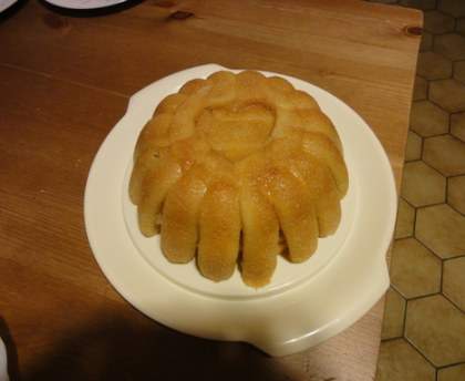 Charlotte aux pommes caramélisée