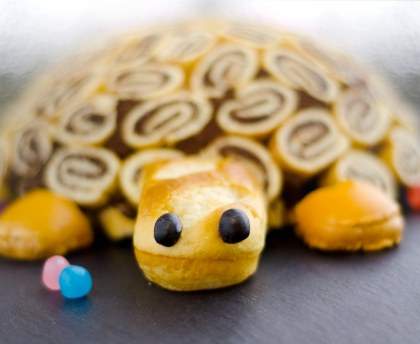 Charlotte la tortue poire chocolat