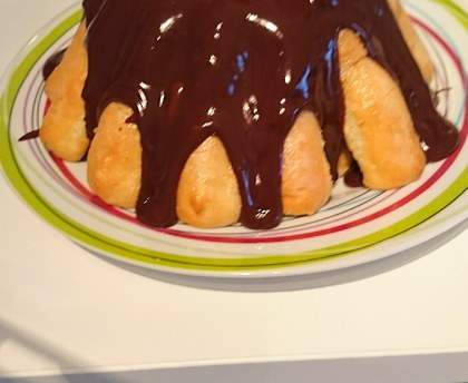 charlotte noix de coco banane et chocolat