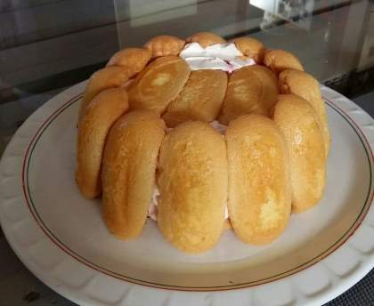 Charlotte tropicale (mangue framboise coco)