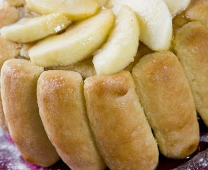 Charlottes aux pommes au rhum