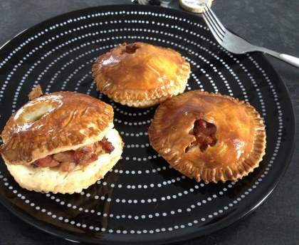 Chausson chèvre et lardons de PAC