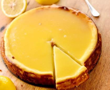 Cheesecake au lemon curd