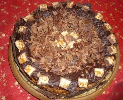Cheesecake aux snickers