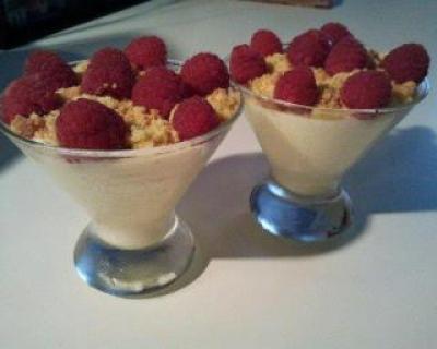 Cheesecake crémeux en verrines par Cuisine light & autres