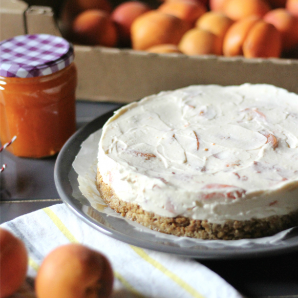 Cheesecake d'été aux abricots