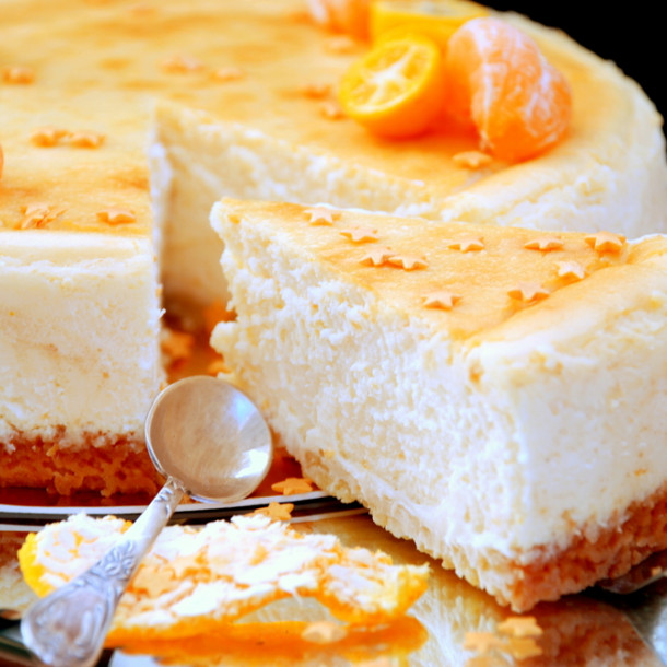 Cheesecake orange chocolat
