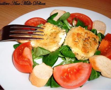 Chèvre chaud pané au thym