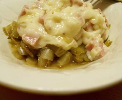 Chicons en gratin au curry et au jambon (format individuel)