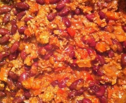 Chili con carne au chorizo
