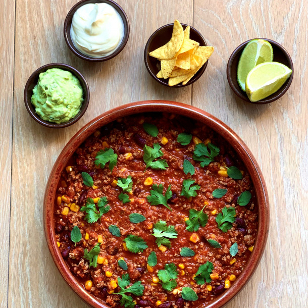 Chili con carne de Cyril Lignac