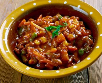 Chili con carne mijoté