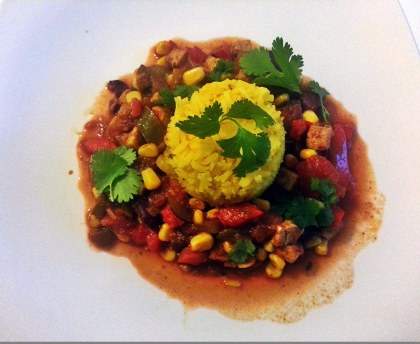 Chili con tofu et légumes
