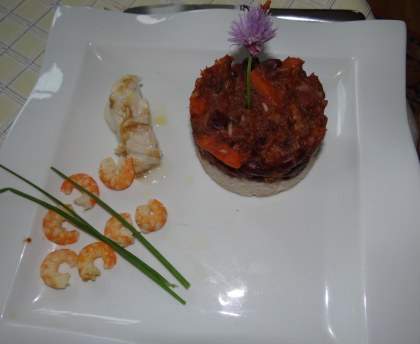 Chili Concarneau ( haricots rouges au poisson )