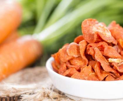 Chips de carotte