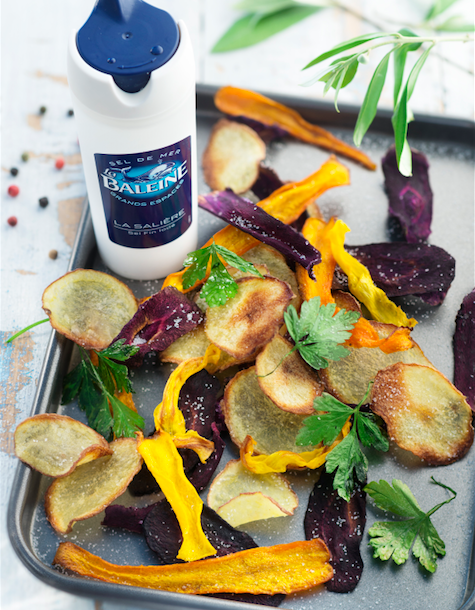 Chips de légumes au Sel Fin La Baleine