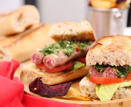 Choripan (sandwich argentin)